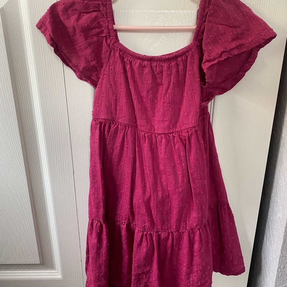 Dress with Flutter Sleeves